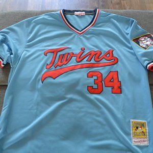 Brand NEW Minnesota Twins Jersey Kirby Puckett #34 Men's Size XL